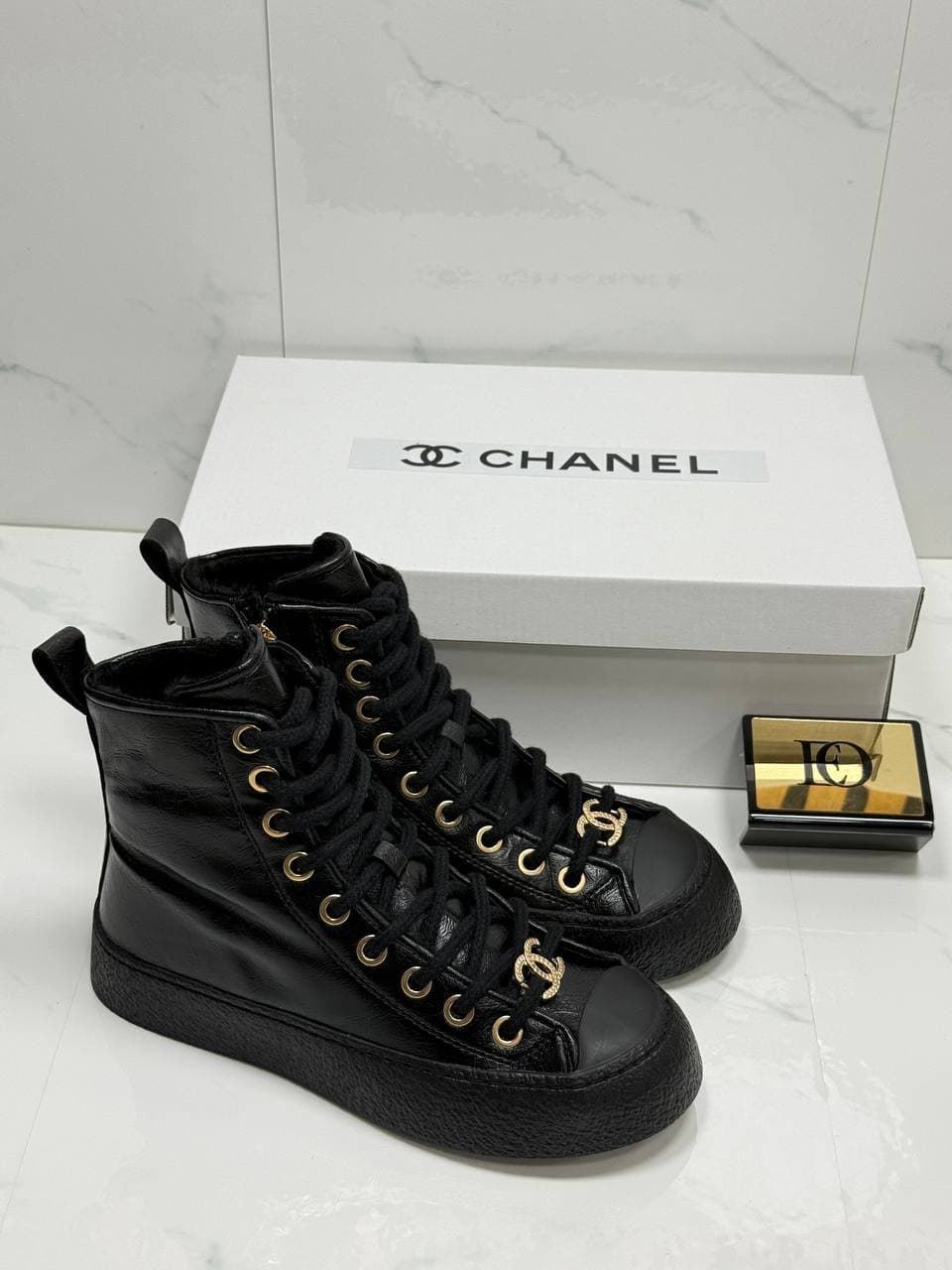 Botas caña alta Chanel - Imagen 1