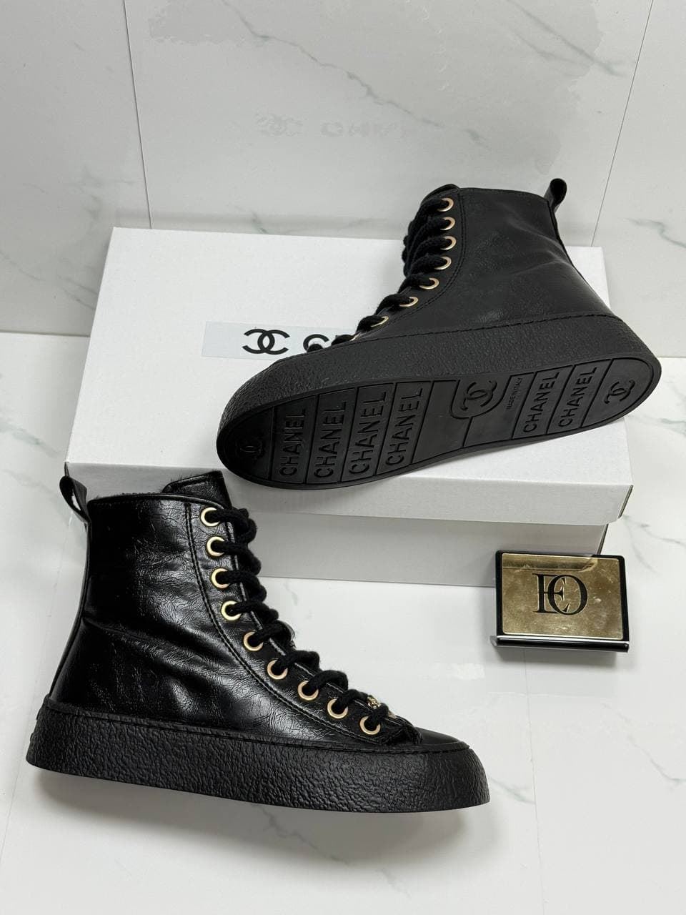 Botas caña alta Chanel - Imagen 2