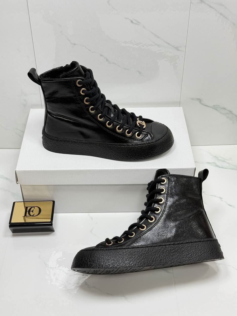 Botas caña alta Chanel - Imagen 3