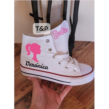 Botas Converse personalizadas Barbie - Imagen 2