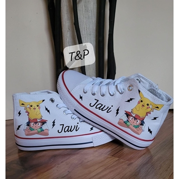 Botas Converse personalizadas Pokémon - Imagen 1