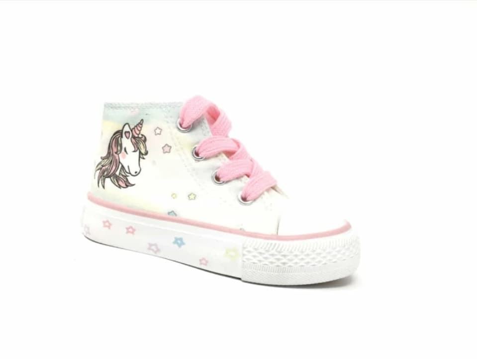 Botas de tela Converse col estampado de unicornio - Imagen 1