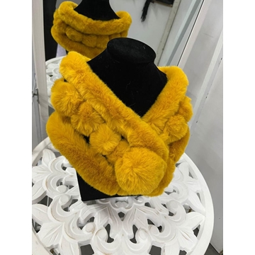 Bufanda calentita con pompón - Imagen 2