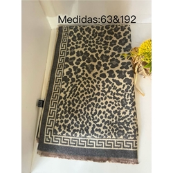Bufanda con estampado de leopardo - Imagen 1