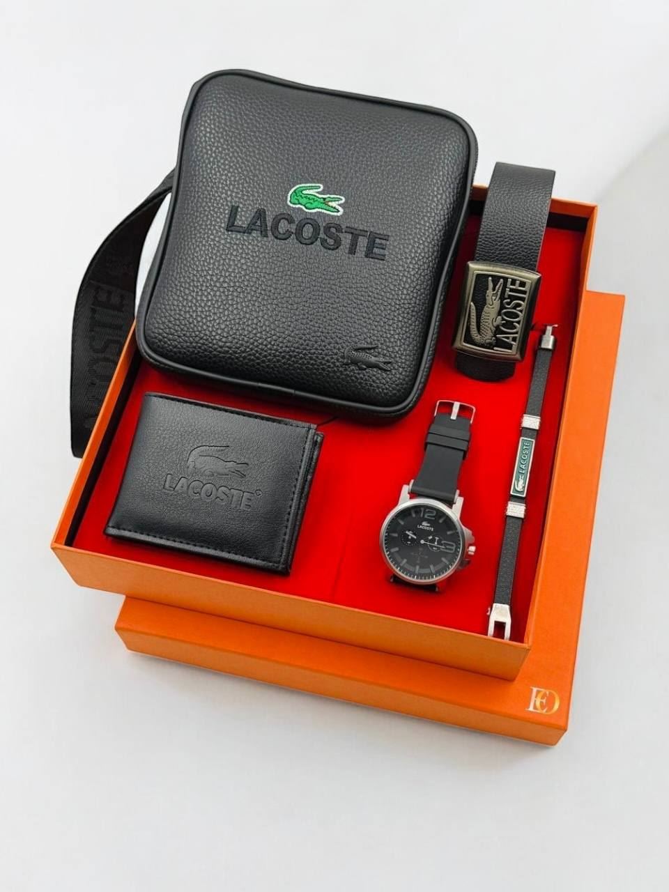 Caja complementos bandolera pulsera, cartera y reloj Lacoste - Imagen 6