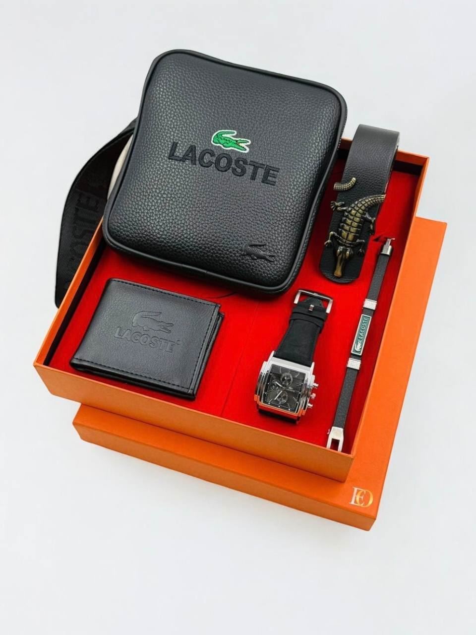 Caja complementos bandolera pulsera, cartera y reloj Lacoste - Imagen 7