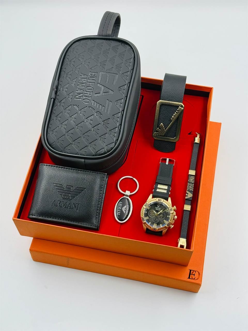 Caja regalo complementos neceser , reloj Emporio Armani - Imagen 7