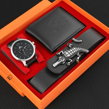 Caja regalo reloj cartera y cinturón Lacoste - Imagen 2