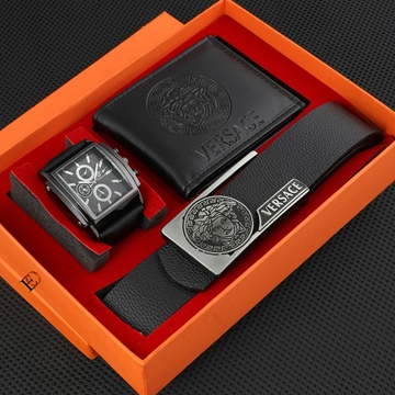 Caja regalo reloj cartera y cinturón Versace - Imagen 1