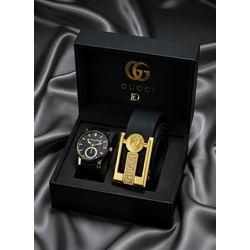 Caja regalo reloj y cinturón Gucci - Imagen 1