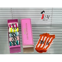 Caja regalo seis pares calcetines Victoria Secret - Imagen 1