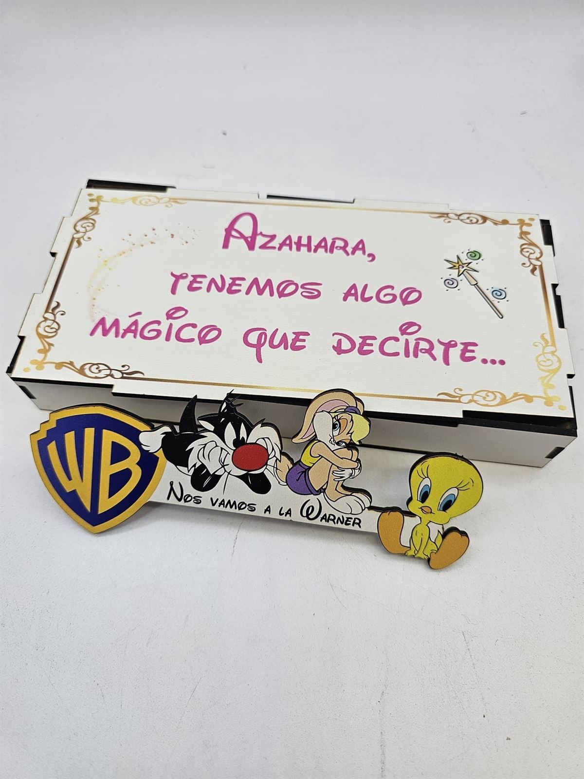 Cajita con mensaje personalizado Warner Bros - Imagen 2