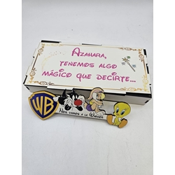 Cajita con mensaje personalizado Warner Bros - Imagen 2