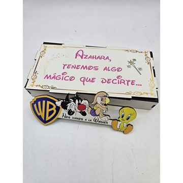 Cajita con mensaje personalizado Warner Bros - Imagen 2