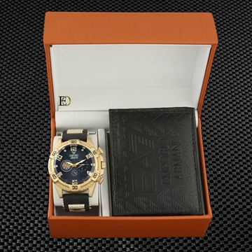 Cajita regalo reloj y cartera Emporio Armani - Imagen 2