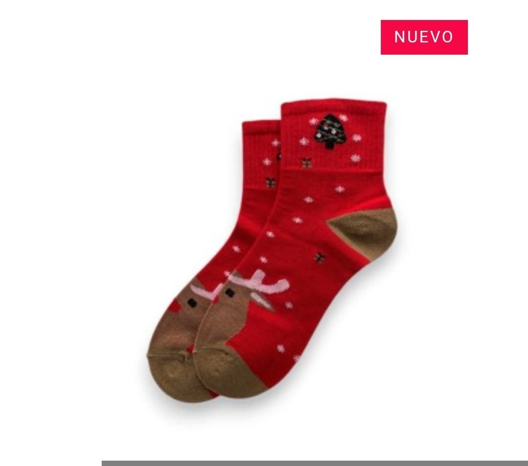 Calcetines navideños mujer - Imagen 1