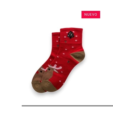 Calcetines navideños mujer - Imagen 1