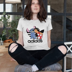 Camiseta Adidas Stich y monstruos S.A - Imagen 1