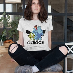 Camiseta Adidas Stich y monstruos S.A - Imagen 2