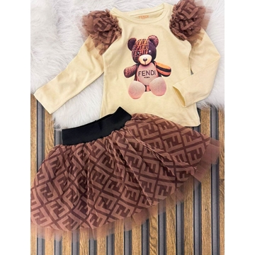 Camiseta de manga larga y falda Fendi - Imagen 1
