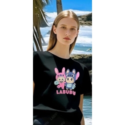 Camiseta Labubu niña y mujer - Imagen 1