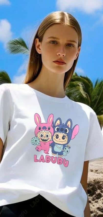 Camiseta Labubu niña y mujer - Imagen 2