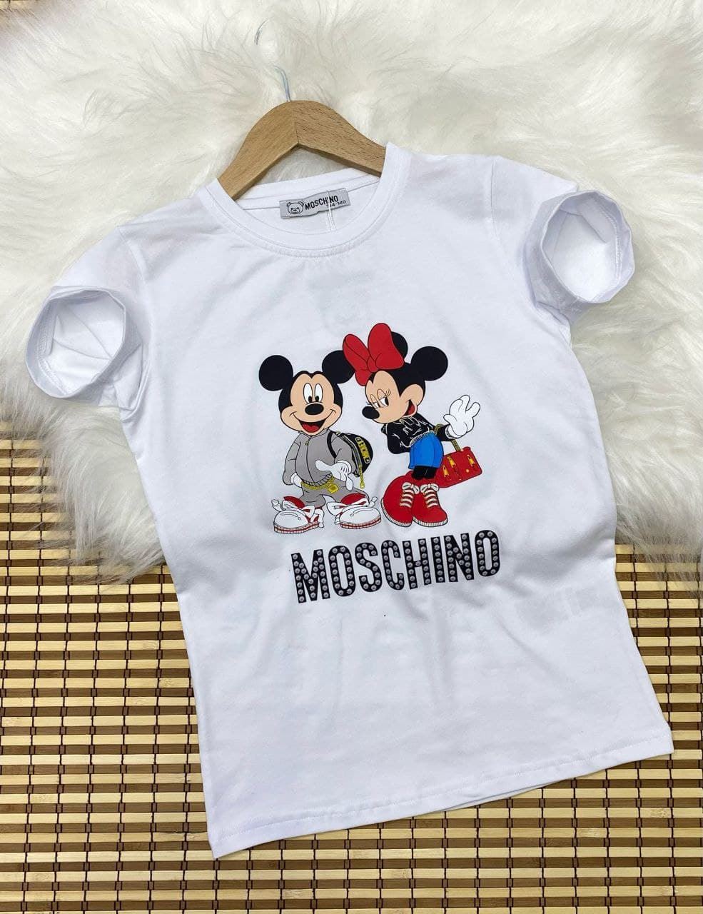 Camiseta Moschino Mickey y Minnie - Imagen 1