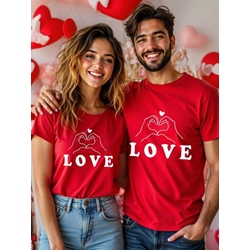 Camiseta para parejas, san Valentín - Imagen 1