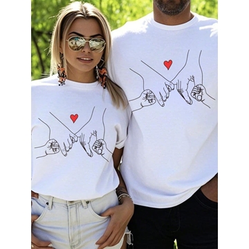 Camiseta para parejas, san Valentín - Imagen 2