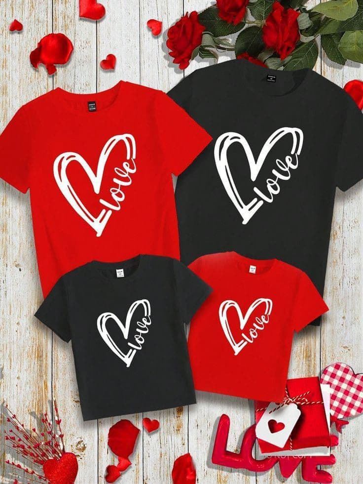 Camiseta san Valentín corazón - Imagen 1