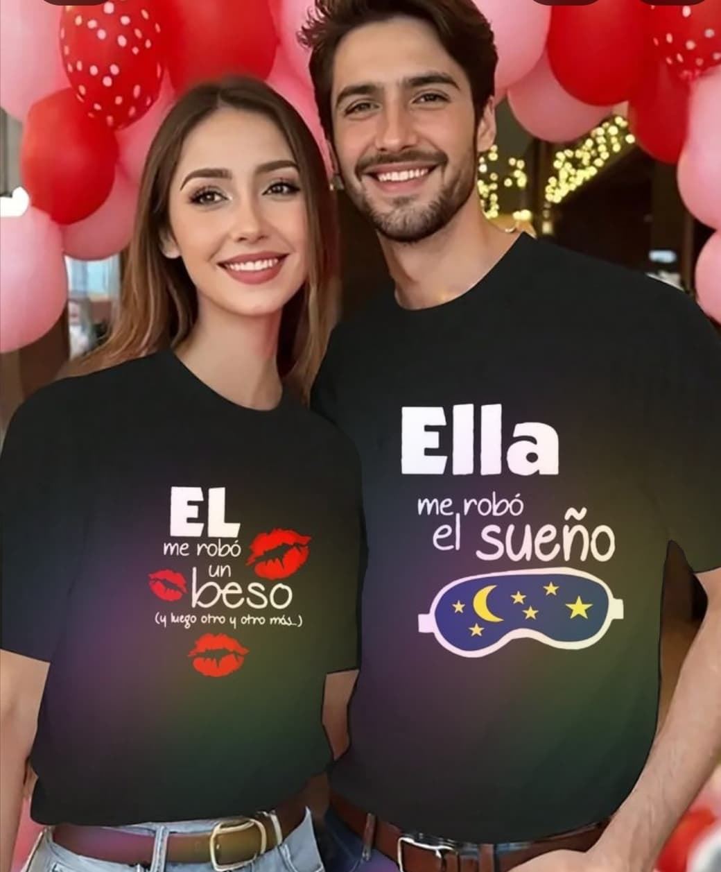 Camiseta san Valentín pareja - Imagen 1
