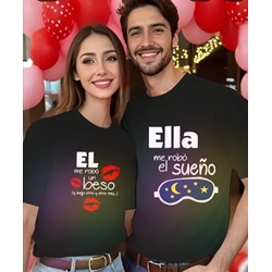 Camiseta san Valentín pareja - Imagen 1
