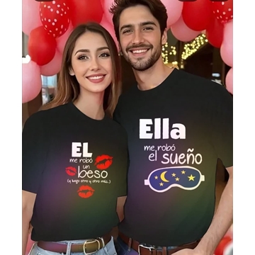 Camiseta san Valentín pareja - Imagen 1