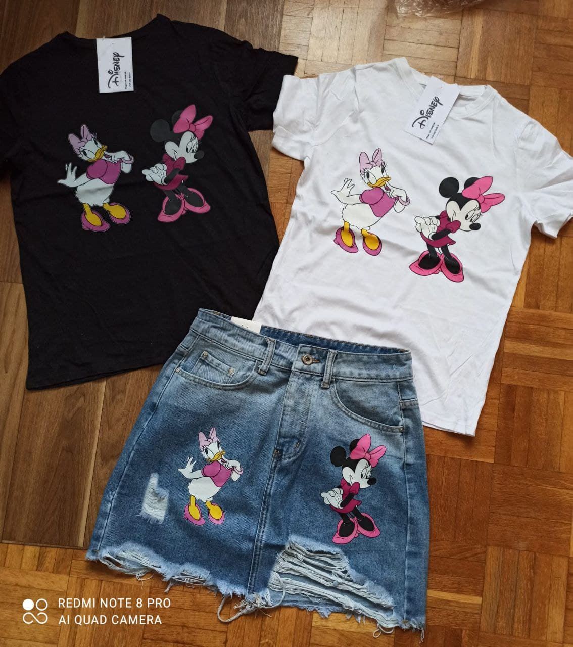 Camiseta y falda vaquera Minnie y Daisy - Imagen 1