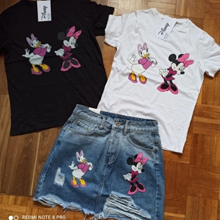 Camiseta y falda vaquera Minnie y Daisy - Imagen 1
