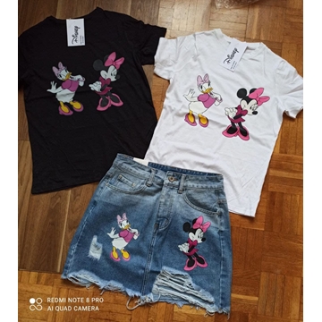 Camiseta y falda vaquera Minnie y Daisy - Imagen 1