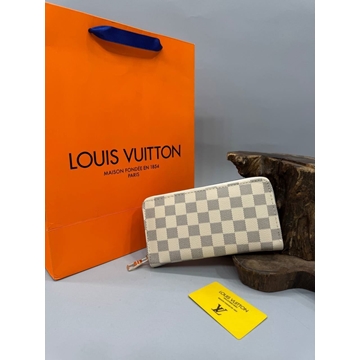 Cartera larga de lona Damier Louis Vuitton - Imagen 1