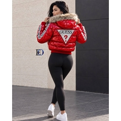 Cazadora plumas  brillante Guess mujer - Imagen 1