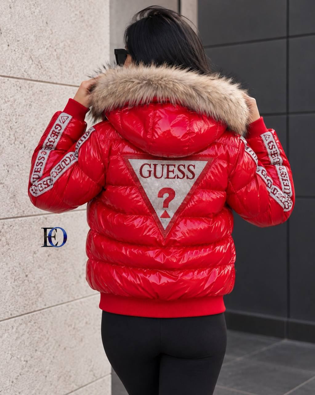 Cazadora plumas brillante Guess mujer - Imagen 3