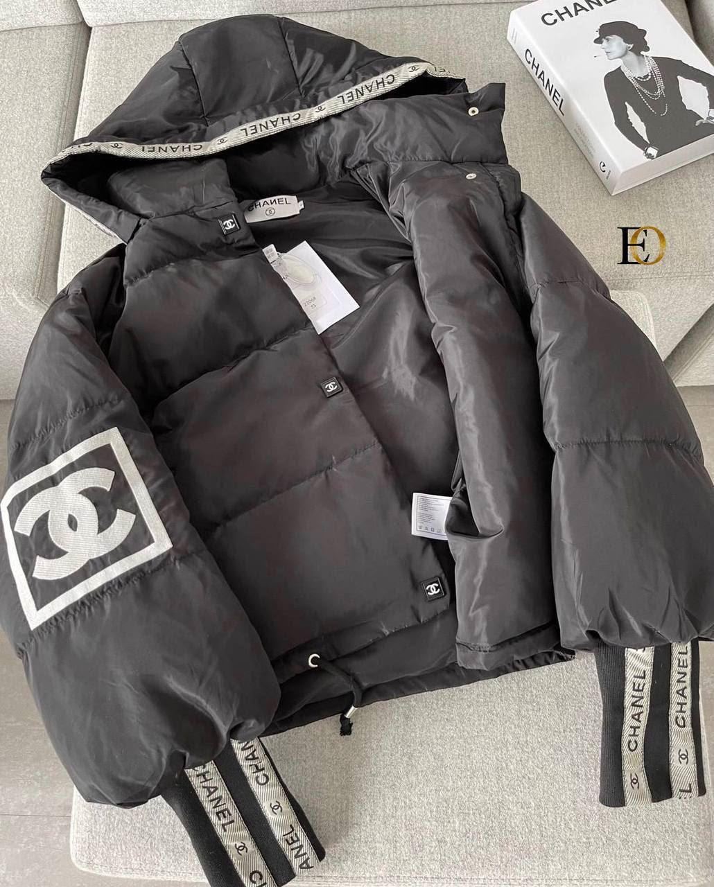 Cazadora plumas Chanel corta mujer - Imagen 1