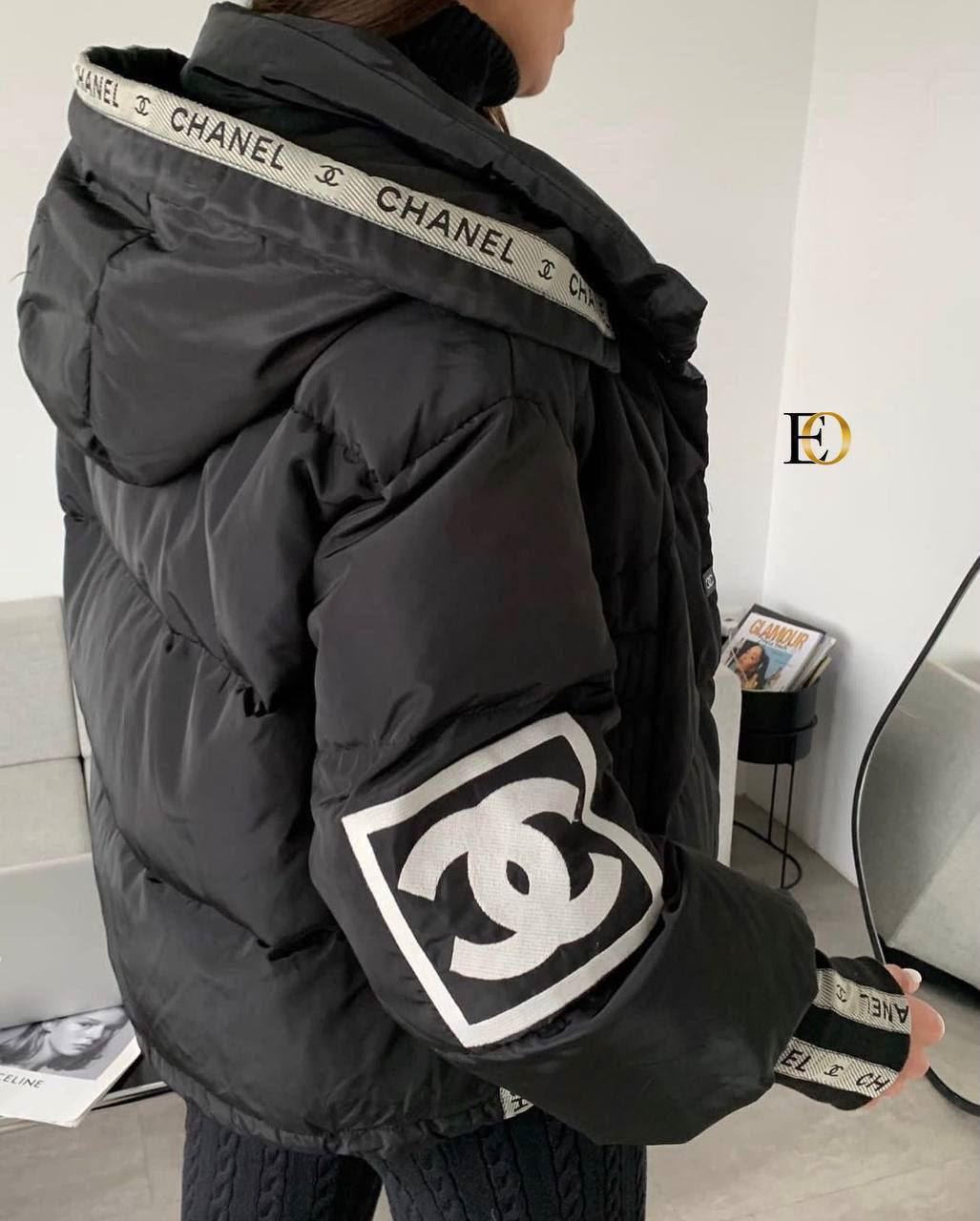 Cazadora plumas Chanel corta mujer - Imagen 5