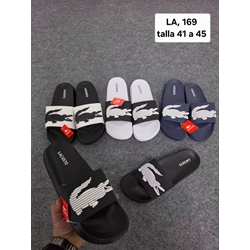 Chanclas  de playa Lacoste hombre y mujer - Imagen 1