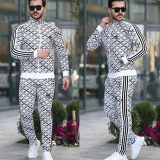 Chándal Adidas estampado con cremallera - Imagen 1