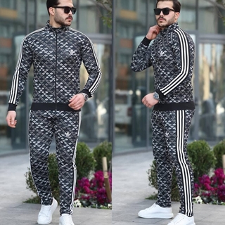 Chándal Adidas estampado con cremallera - Imagen 2