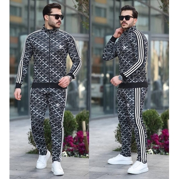 Chándal Adidas estampado con cremallera - Imagen 2