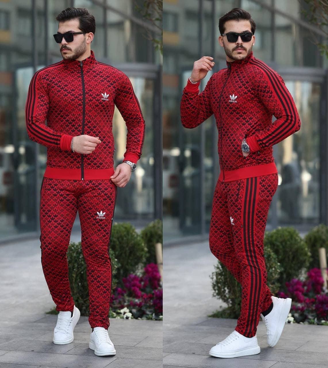 Chándal Adidas estampado con cremallera - Imagen 4
