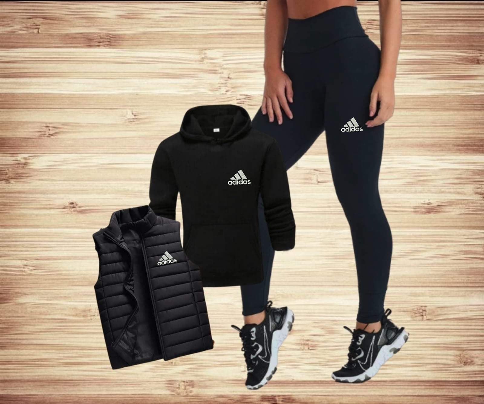 Chándal Adidas y chaleco a juego - Imagen 2