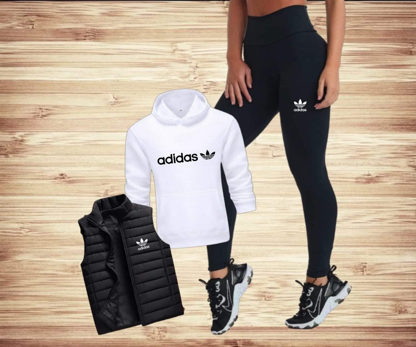 Chándal Adidas y chaleco a juego - Imagen 1