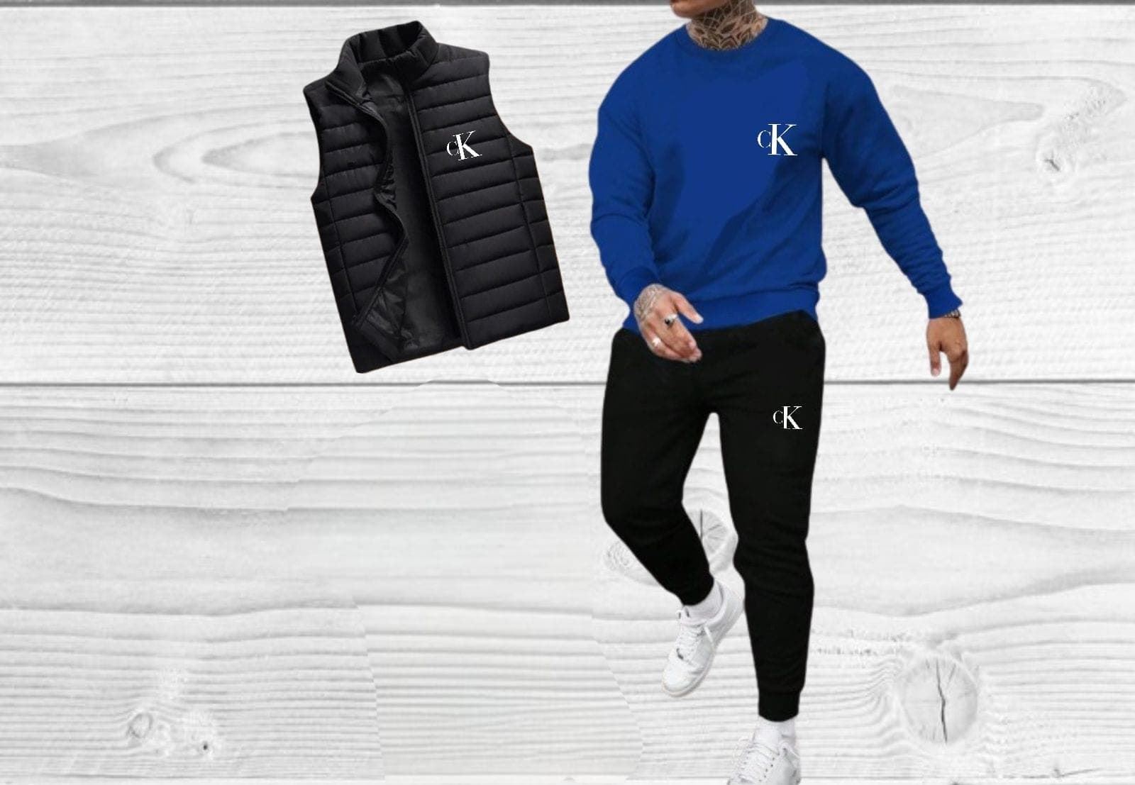 Chándal Calvin Klein y chaleco a juego - Imagen 1