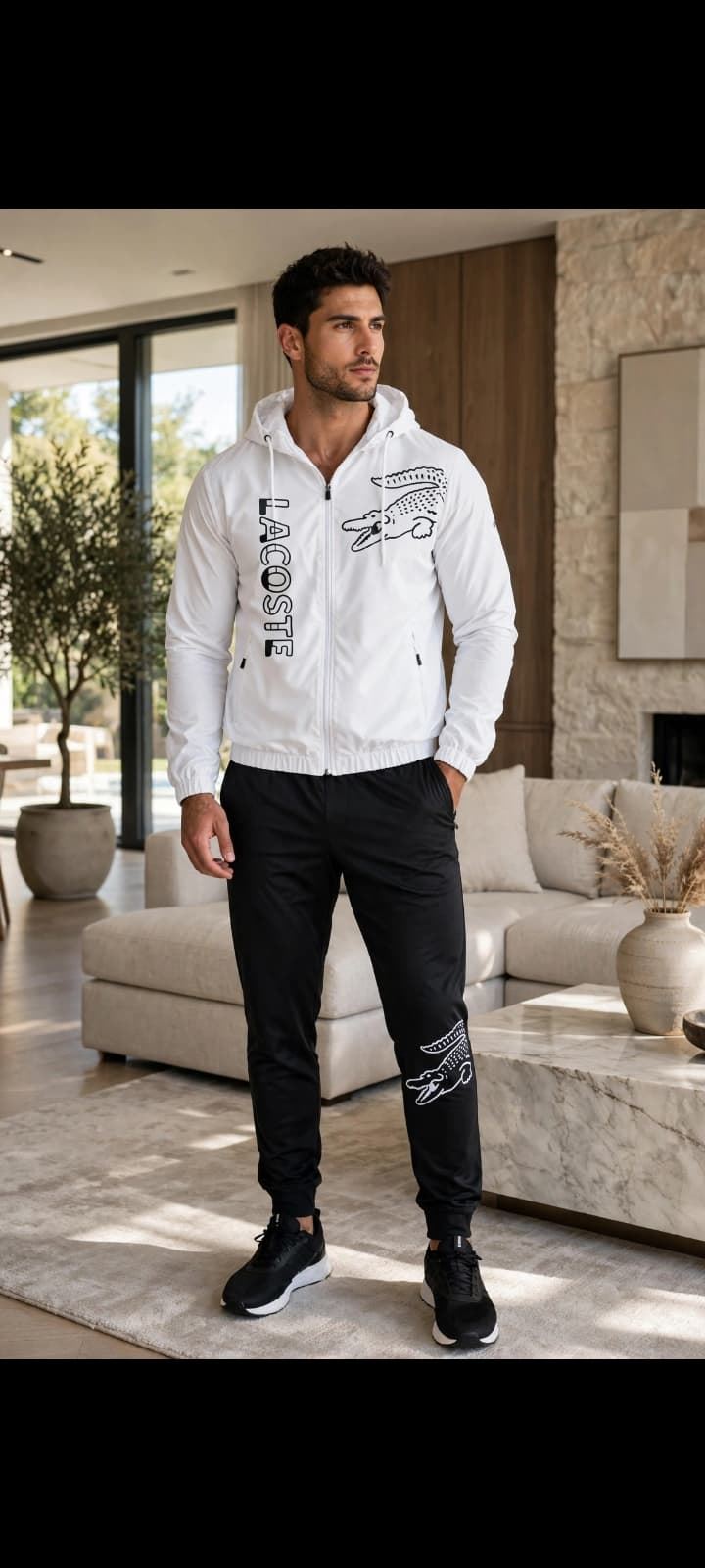 Chándal Lacoste cocodrilo estampado - Imagen 1